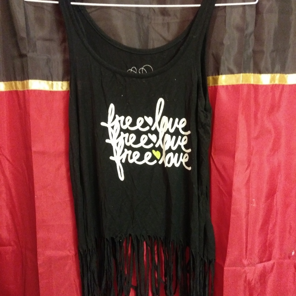 Fringe tank top